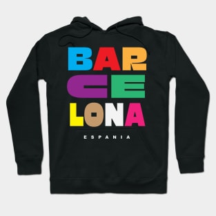 Barcelona Font Hoodie